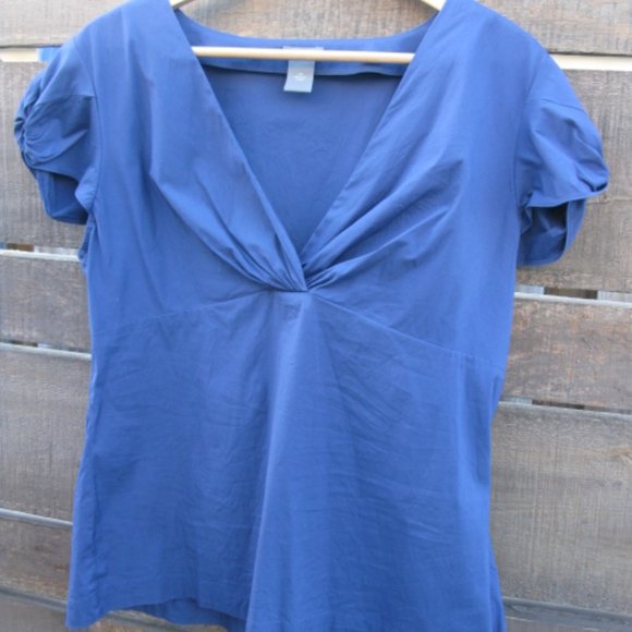 Ann Taylor Tops - Ann Taylor Blue Blouse Size 14